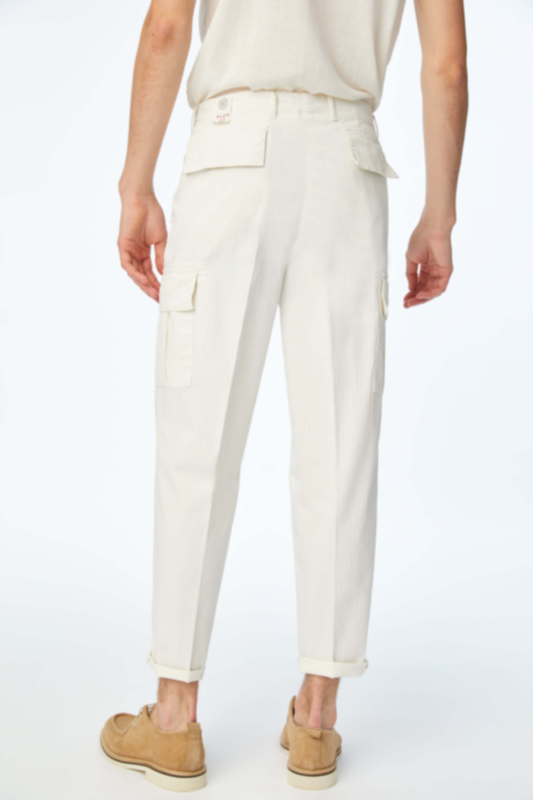 Pantalone CARGO bianco