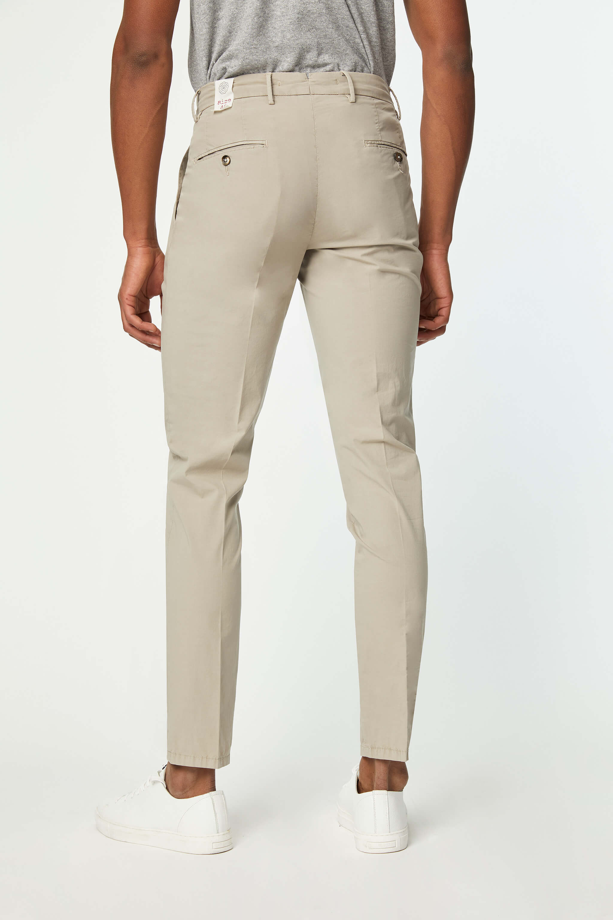 Garment-dyed MUDDY pants in Beige