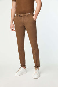 Garment-dyed freddie pants in brown brown