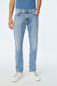Straight cut 5 pocket light blue jeans light blue